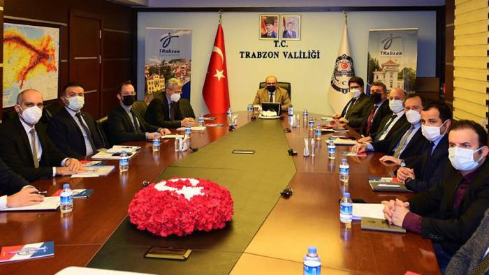 Trabzon Yatırım Adası Endüstri Bölgesi değerlendirme toplantısı yapıldı