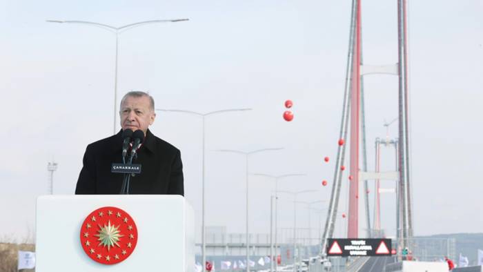 Erdoğan: 1915 Çanakkale Köprüsü her bir teknik özelliğiyle farklı anlamlar taşıyor