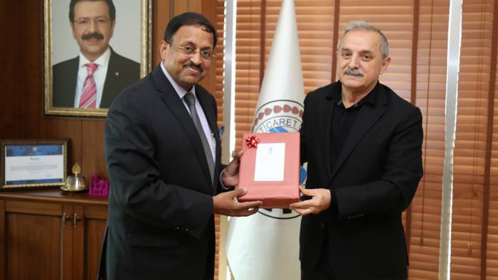 Hindistan’ın Ankara Büyükelçisi'nden Şahin’e Ziyaret