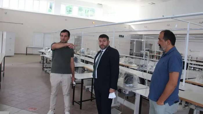 Başkan Türkcan'dan Efe Tekstil’e ziyaret