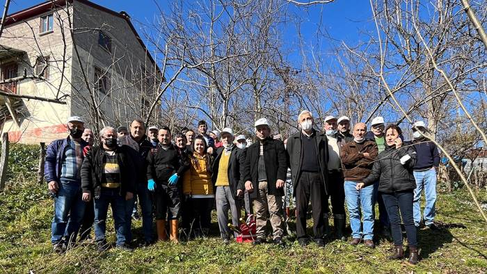 Fındıkta Verim ve Kaliteyi Artırma, Eğitim ve Uygulama Projesi Saha Çalışmaları