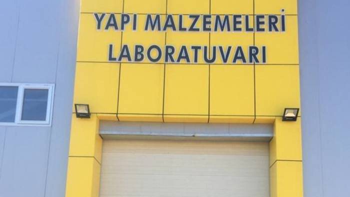 Ordu Yapı Malzemeleri Laboratuvarı teknik şartnameye uygun iş üretilmesini sağlıyor