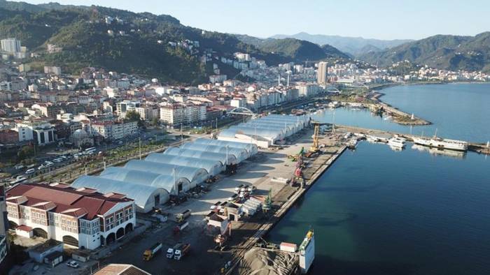 Giresun Limanı’ndan 38 bin ton ürün ithal edildi