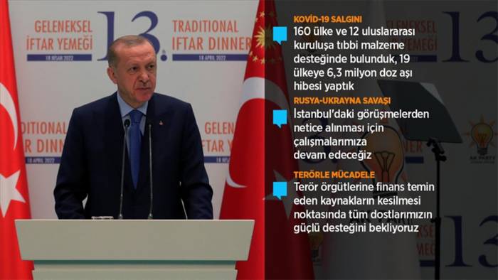 Cumhurbaşkanı Erdoğan: Rusya ile Ukrayna arasında kalıcı barışın tesisi yapılmış en hayırlı işlerden biri olacak