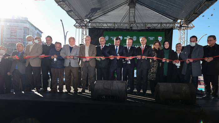 Giresun'da dört proje için toplu açılış töreni düzenledi