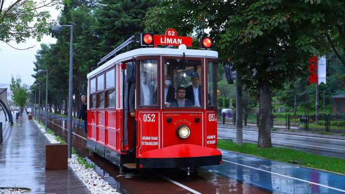 Ordu Sahiline Nostaljik Tramvay