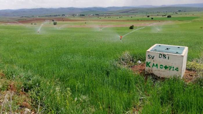 Sulama sistemi ile 54 milyon liralık katkı sağlandı