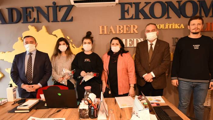 Altınordu Belediyesi’nden gazetemize kadınlar günü ziyareti