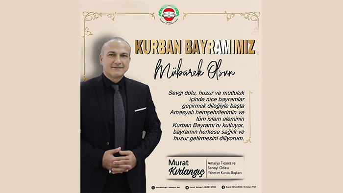 ATSO BAŞKANI KIRLANGIÇ’TAN KURBAN BAYRAMI KUTLAMA MESAJI