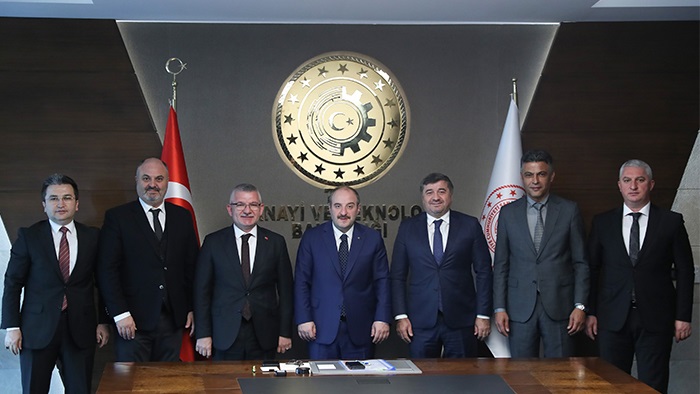 Başkan Şenlikoğlu Sanayi Ve Teknoloji Bakanı Mustafa Varank ile görüştü