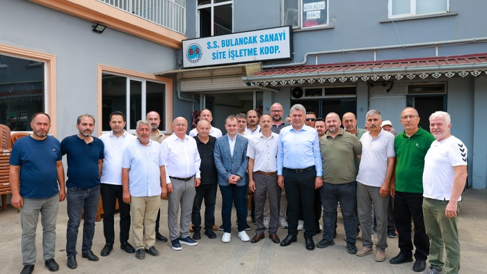 Başkan Sıbıç Sanayi Esnafıyla Buluştu