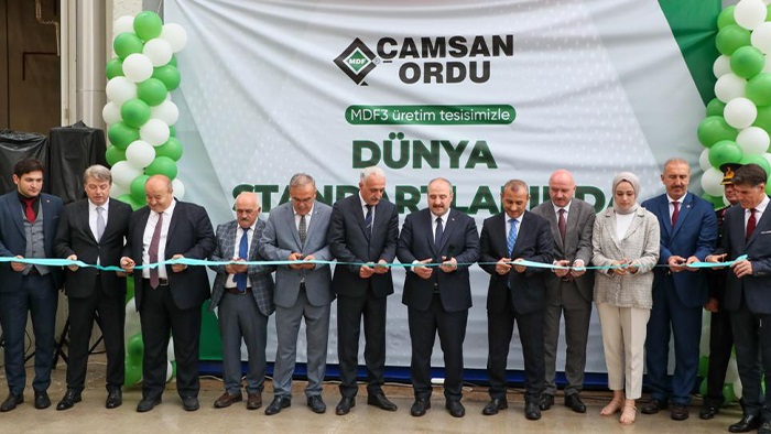 ÇAMSAN MDF-3 Tesissinin açılışı yapıldı