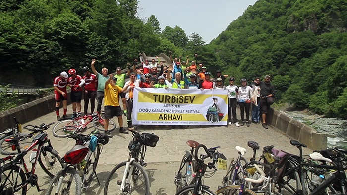 “Doğu Karadeniz bisiklet festivali” Arhavi’den start aldı..