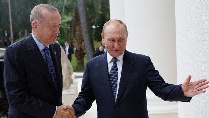 Erdoğan ile Putin bir araya geldi