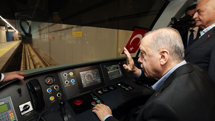 Erdoğan, Pendik-Sabiha Gökçen Metro Hattı’nın açılışını gerçekleştirdi