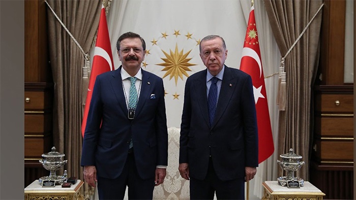 Erdoğan TOBB heyetini kabul etti! Türkiye ekonomisini büyütmekte kararlıyız