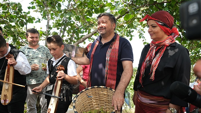 Giresun’da hasat şenliği büyük bir coşkuyla yapıldı