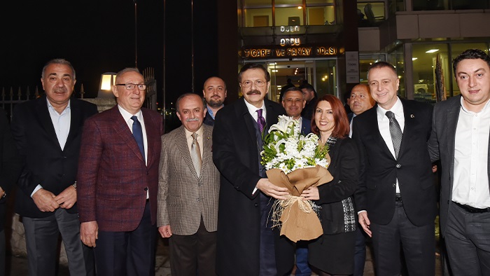 Hisarcıklıoğlu’ndan OTSO’ya hayırlı olsun ziyareti