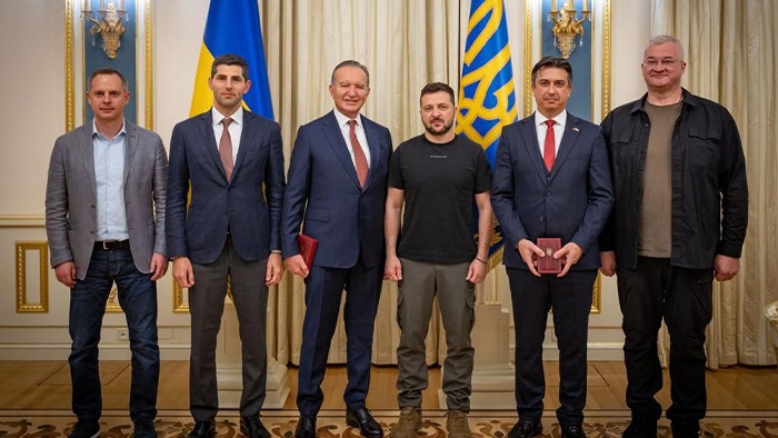 ONUR GRUP, Ukrayna Cumhurbaşkanı tarafından takdir edildi, liyakat nişanı ile ödüllendirildi