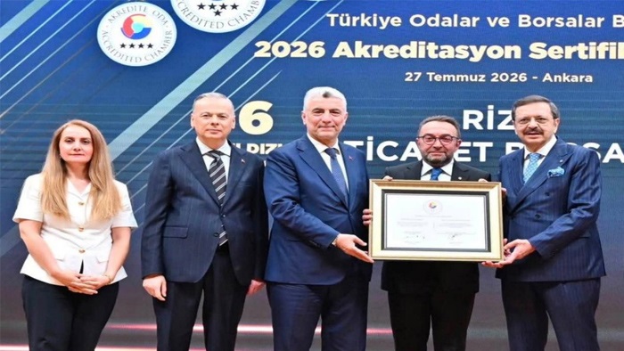 Rize Ticaret Borsası Zirveye Çıktı! 6 Yıldızlı Tescil Geldi