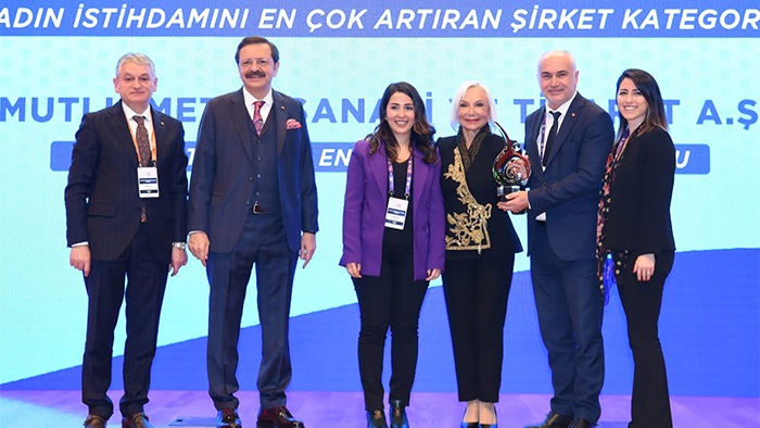 Sampa TOBB kadın istihdam ödülü aldı