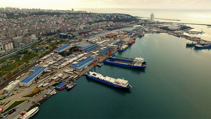 Samsun ve Novorossisk arasında özel nakliye feribot hizmeti başlatıldı