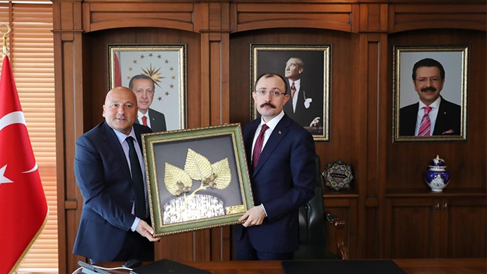 Ticaret bakanı Mehmet Muş Ordu Ticaret Borsası’nı ziyaret etti 