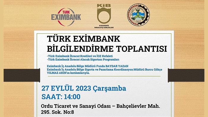 Türk Eximbank Bilgilendirme Toplantısı