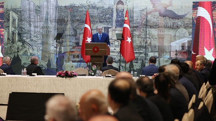 Türkiye Ulusal Risk Kalkanı Toplantısı yapıldı... Erdoğan'dan 'yatay mimari' mesajı