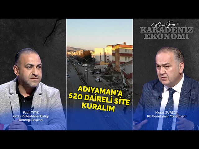 Adıyaman’a 520 daireli site kuralım