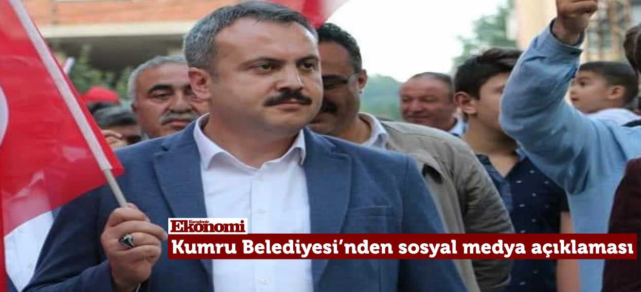 Kumru Belediyesinden sosyal medya açıklaması