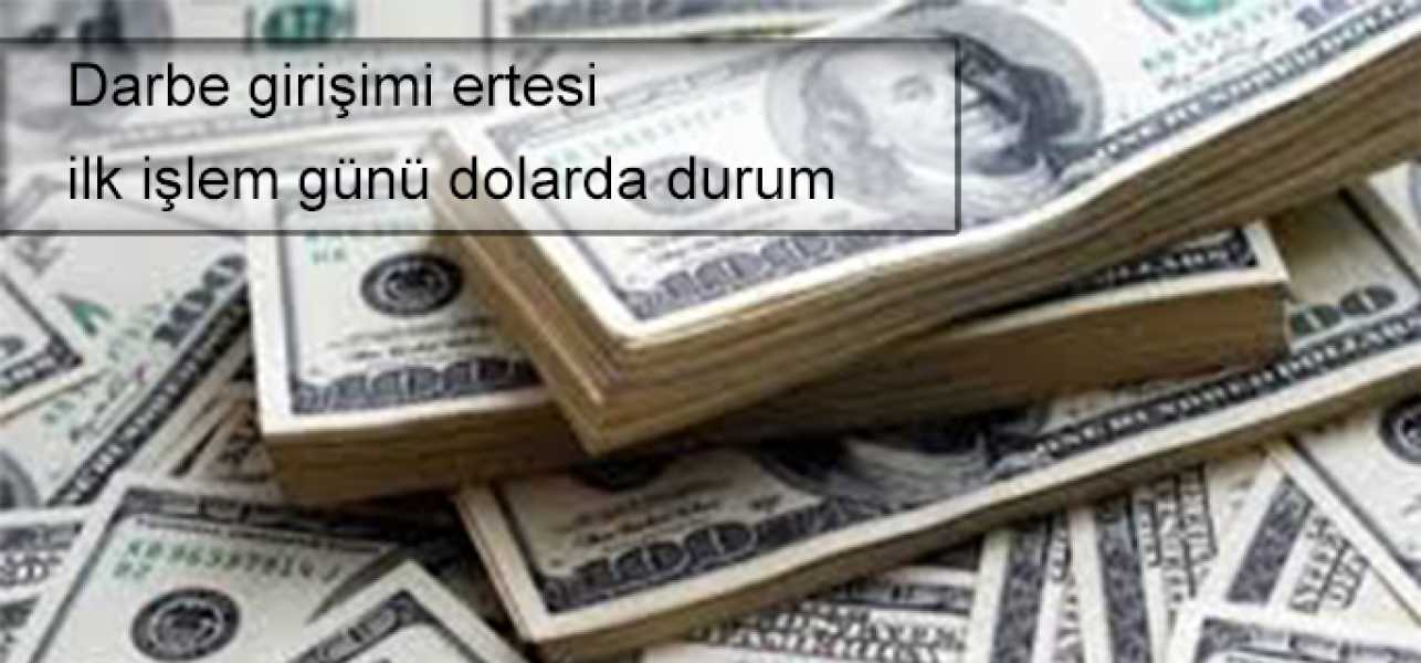 DOLAR 2.93 SEVİYESİNDE