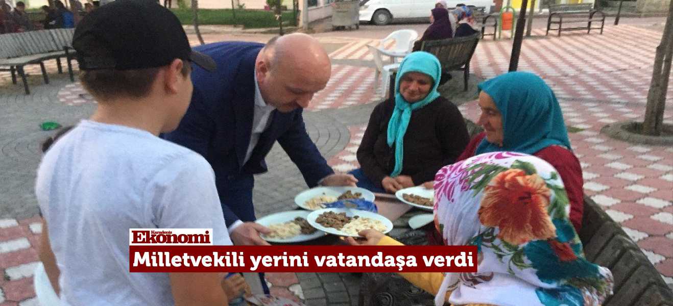 Milletvekili yerini vatandaşa verdi