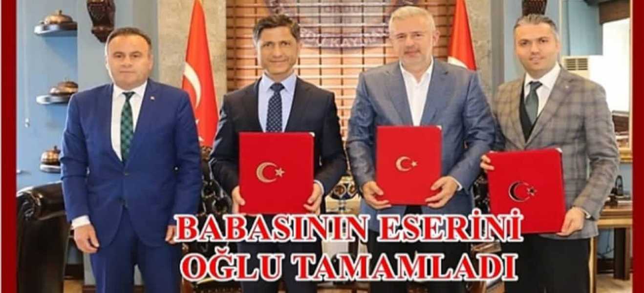 Babasının eserini oğlu tamamladı