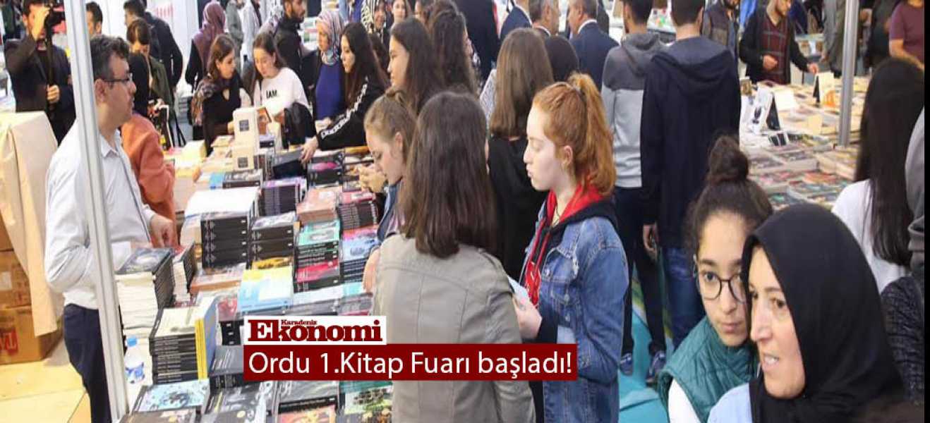 Ordu 1.Kitap Fuarı başladı!