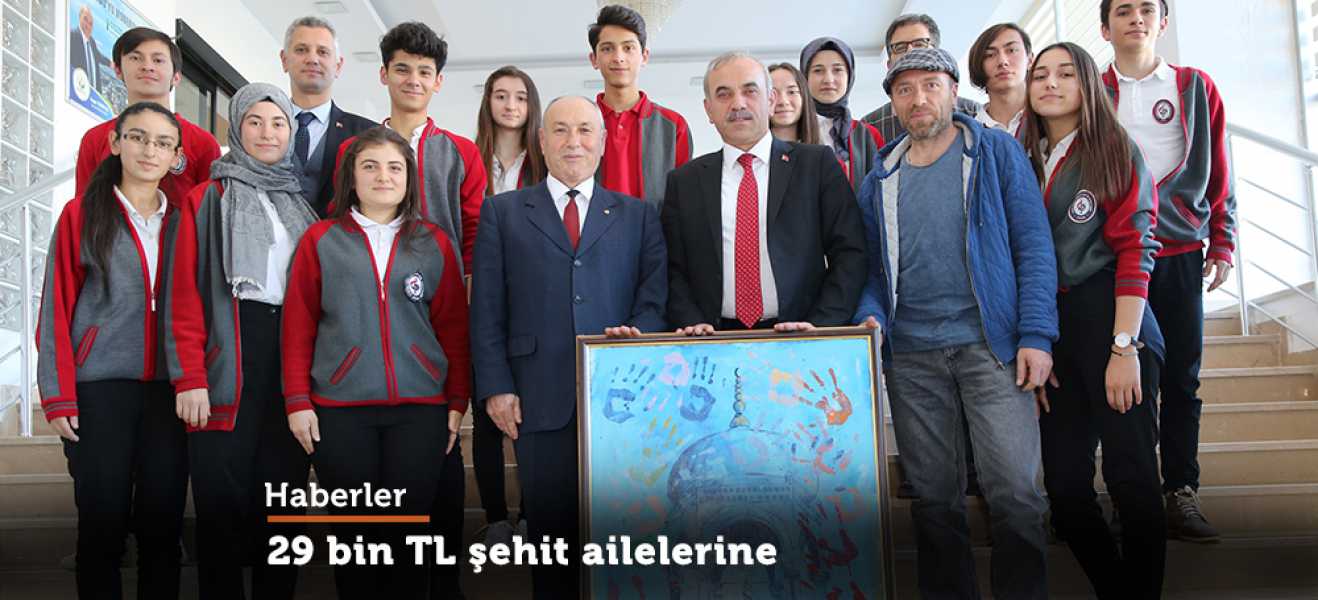 29 Bin TL Şehit Ailelerine