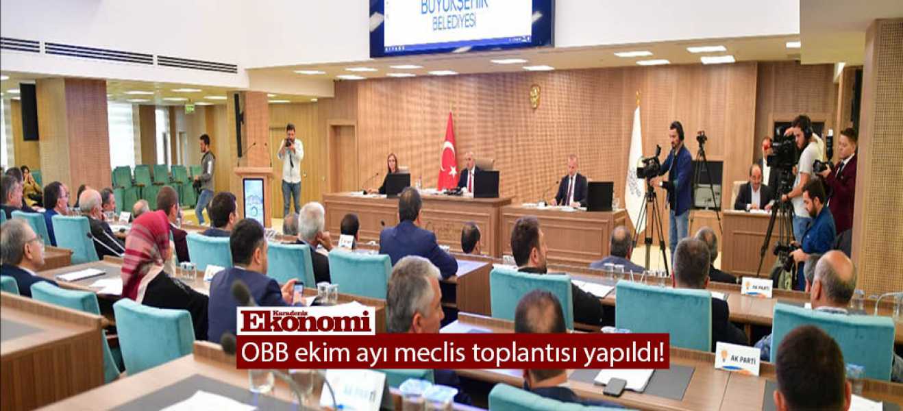 OBB ekim ayı meclis toplantısı yapıldı!