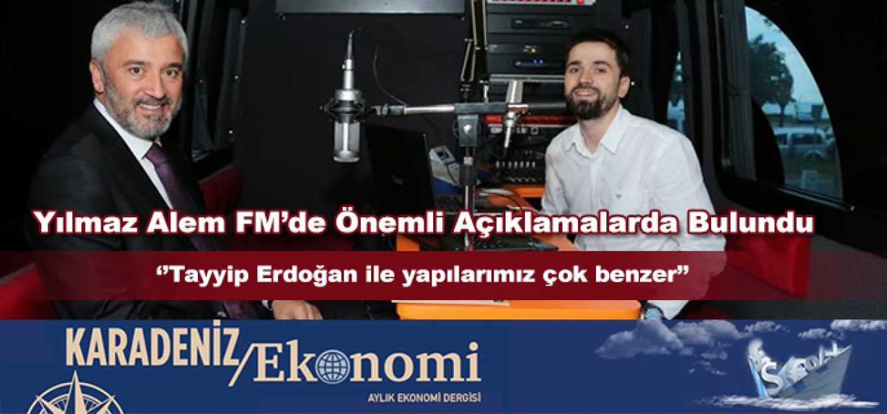 Yılmaz,Alem FM'de Canlı Yayına Katıldı