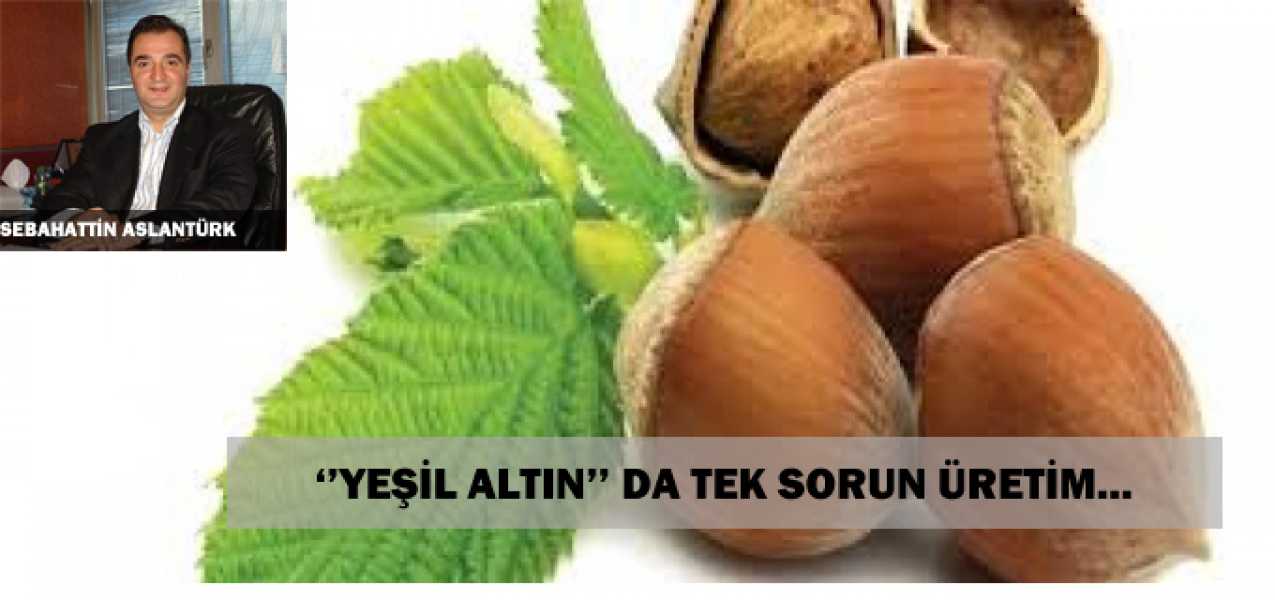 ''Yeşil Altın''da  Tek Sorun Üretim..