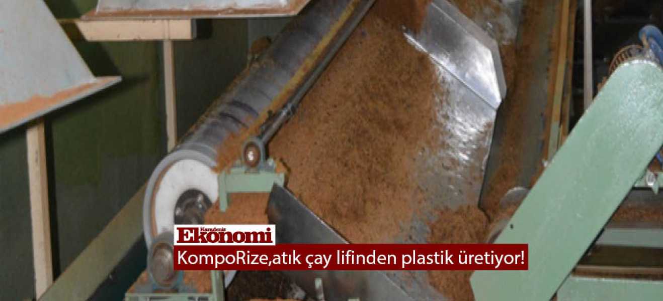 KompoRize,atık çay lifinden plastik üretiyor!