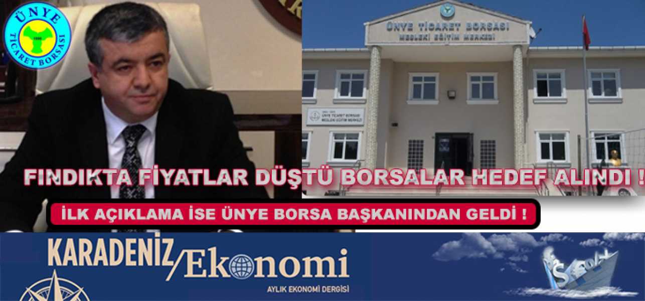  USLU:''DÜNYADA FİYAT BELİRLEME YETKİSİNE SAHİP TEK BİR BORSA DAHİ YOKTUR''