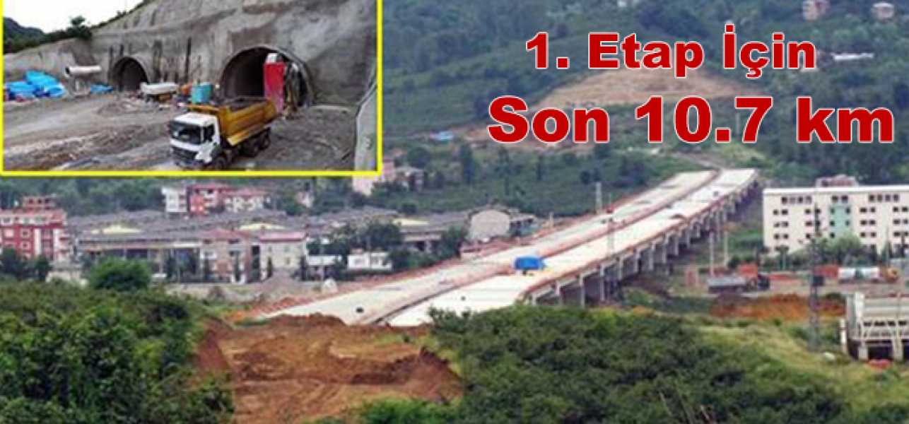 1.Etap İçin Son 10.7 km