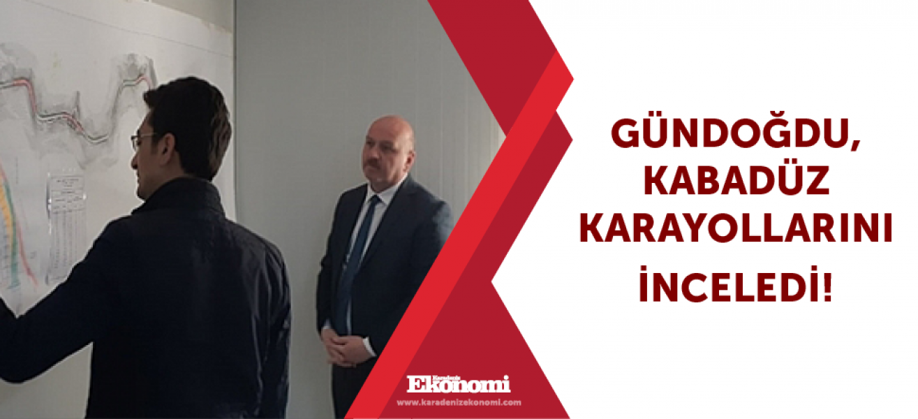 Gündoğdu,Kabadüz karayollarını inceledi!