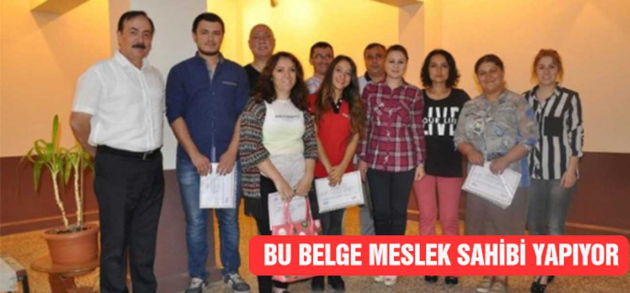 Bu Belge Meslek Sahibi Yapıyor