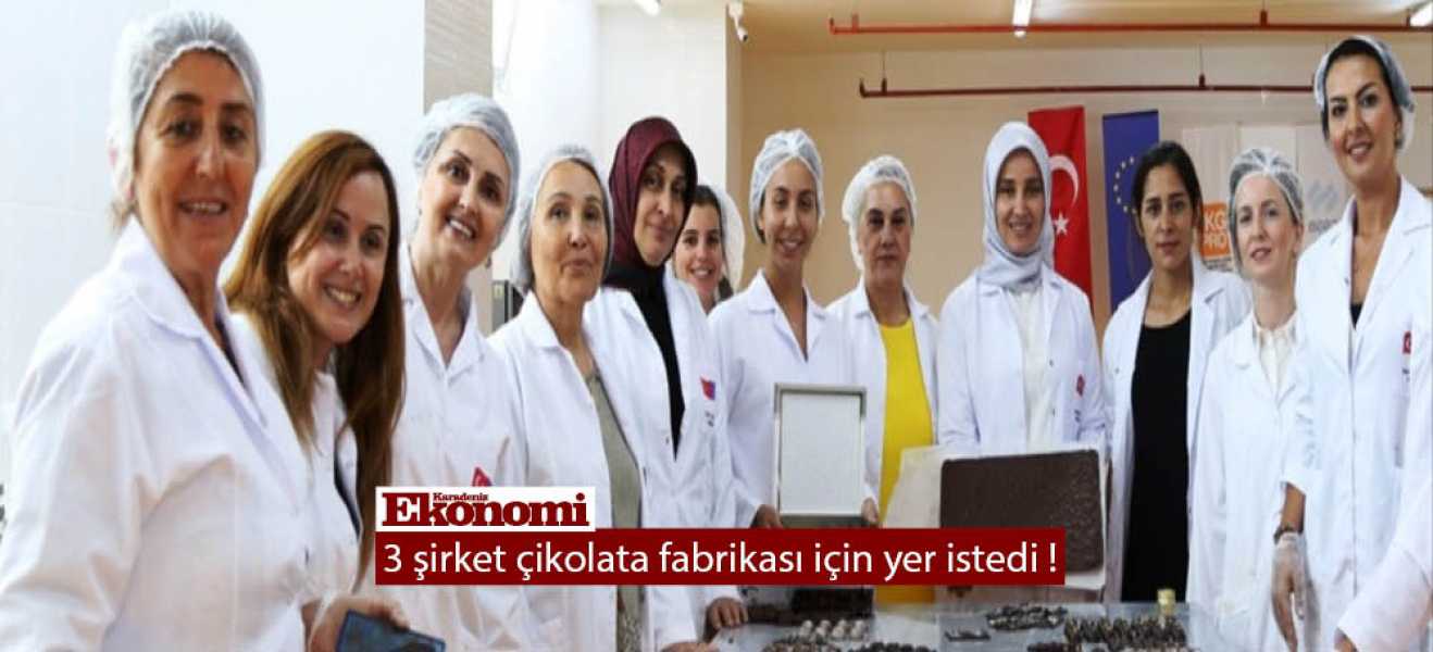 ​3 şirket çikolata fabrikası için yer istedi !