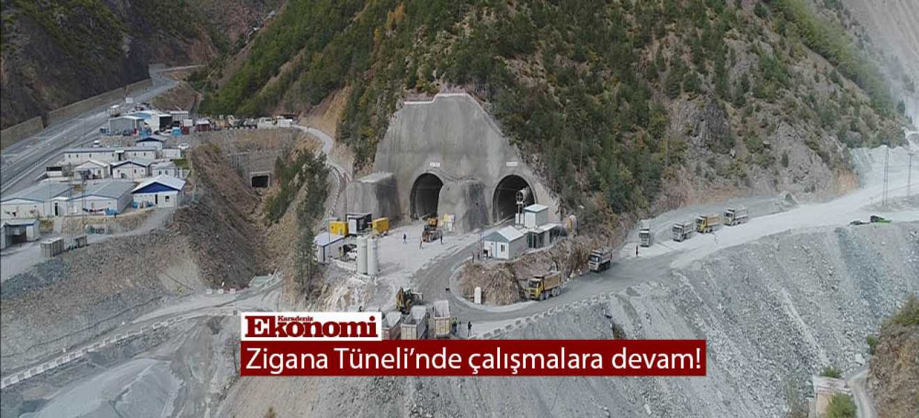 Zigana Tüneli'nde çalışmalara devam!