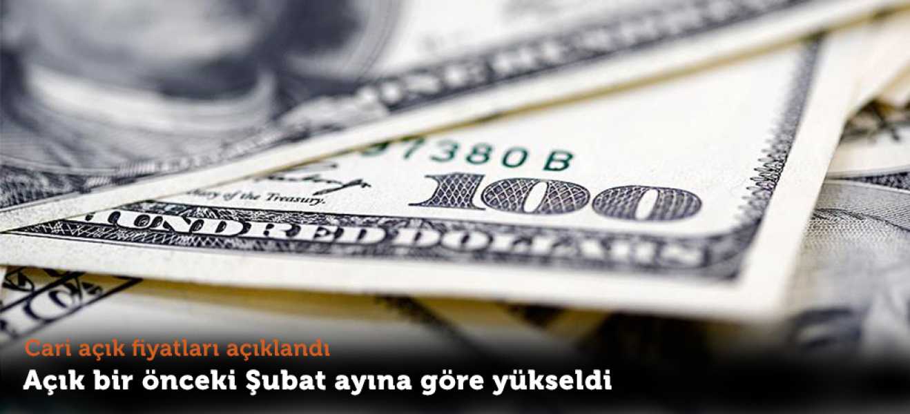 Cari açık şubat ayında 2.53 milyar dolar