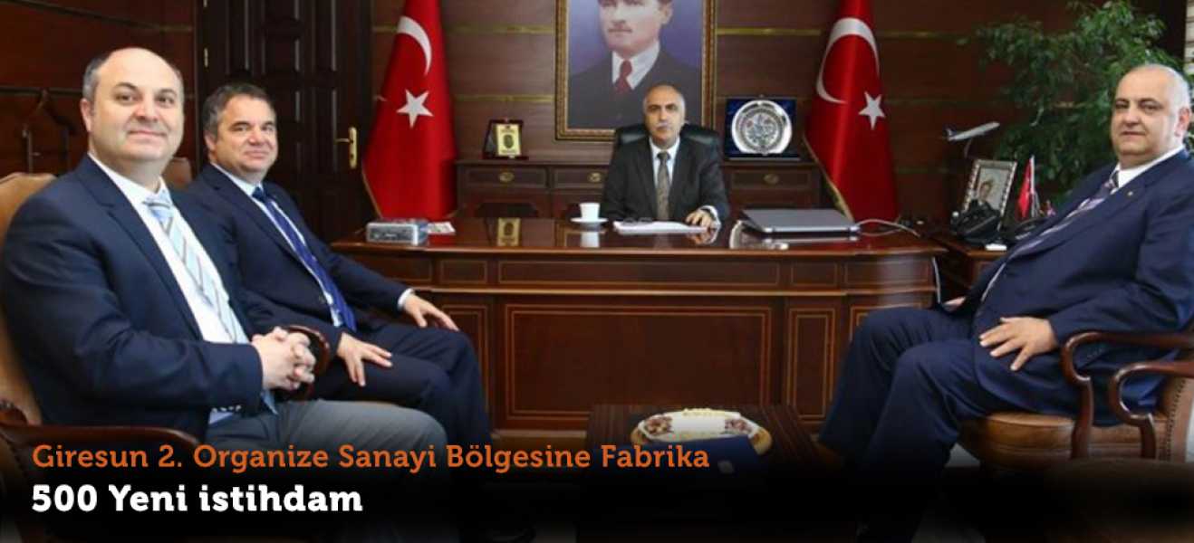 Giresun 2. Organize Sanayi Bölgesine Fabrika