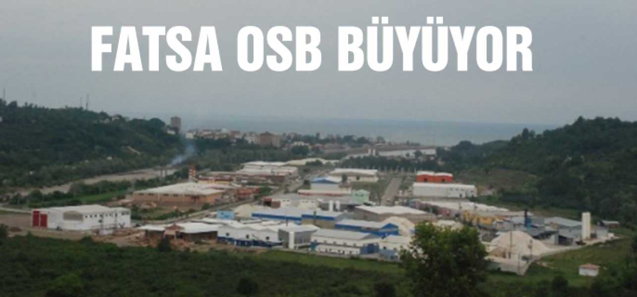 Fatsa OSB Büyüyor