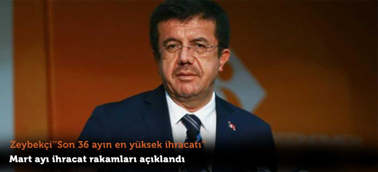 Zeybekci: Son 36 ayın en yüksek ihracatı